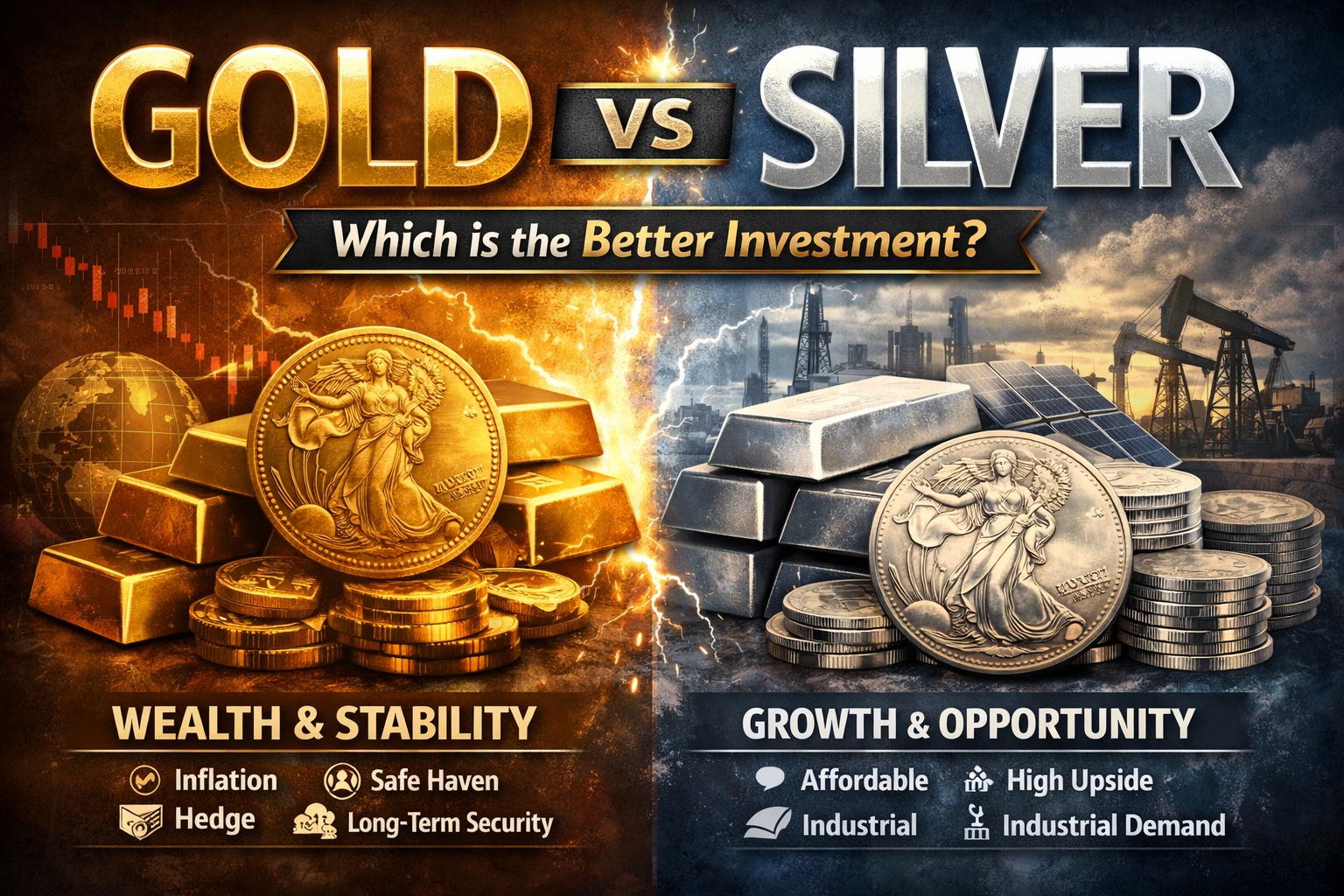 Buy gold and silver online for inflation protection and portfolio diversification.